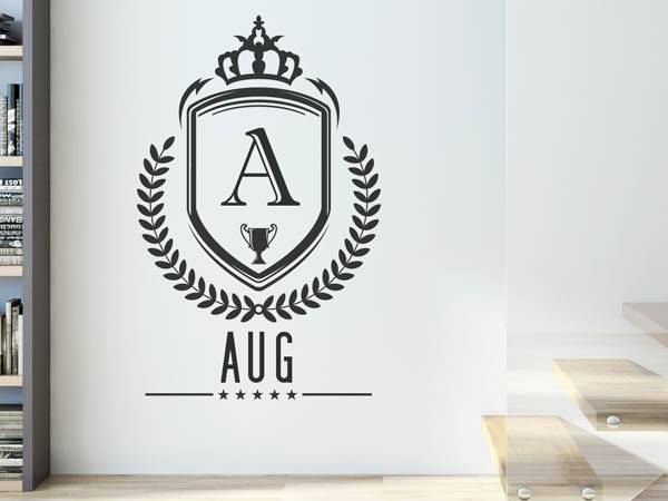Wandtattoo Aug Wappen
