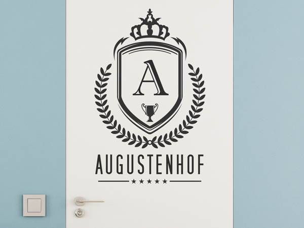 Wandtattoo Augustenhof Wappen