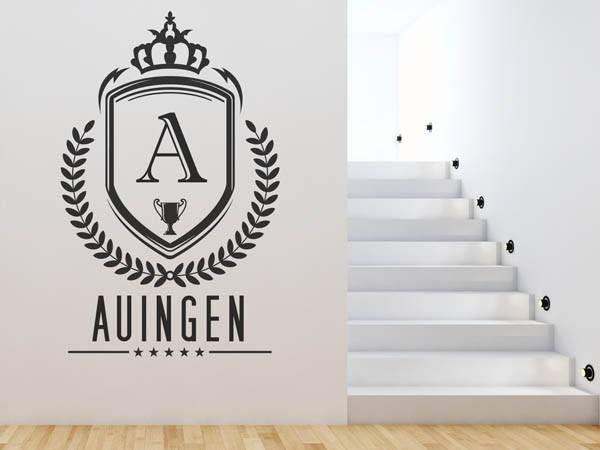 Wandtattoo Auingen Wappen