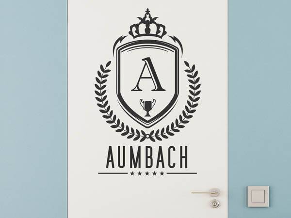 Wandtattoo Aumbach Wappen