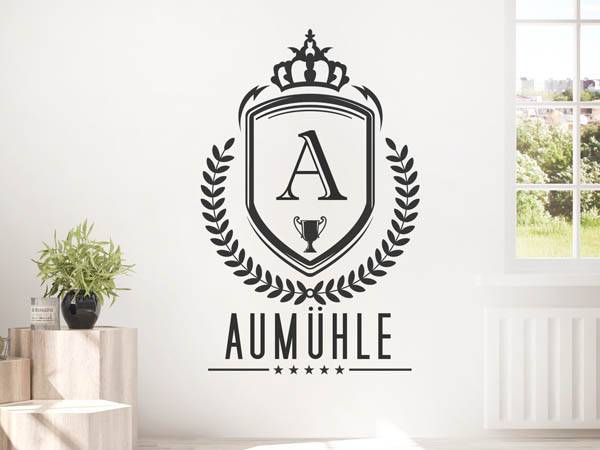 Wandtattoo Aumühle Wappen