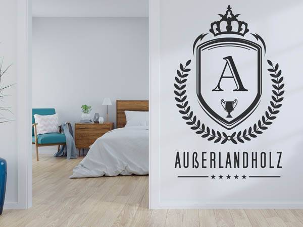 Wandtattoo Außerlandholz Wappen