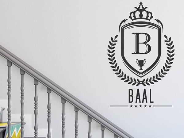 Wandtattoo Baal Wappen