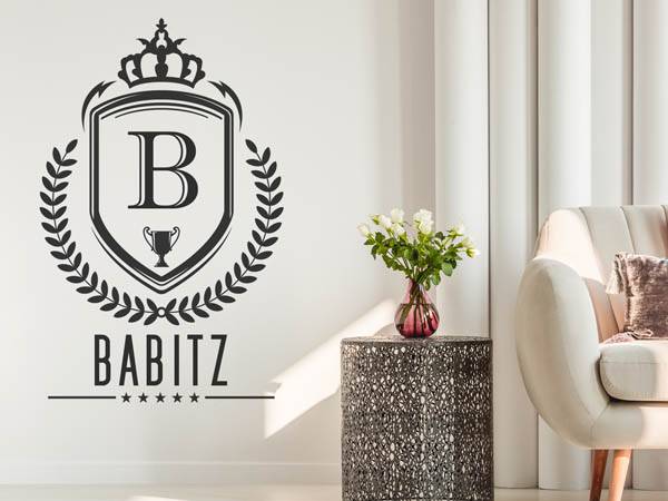 Wandtattoo Babitz Wappen