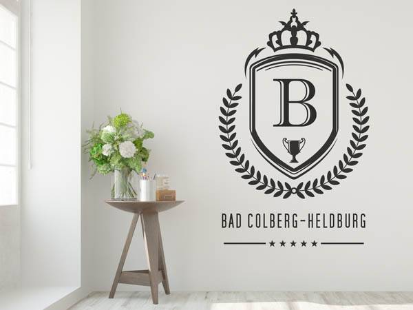 Wandtattoo Bad Colberg-Heldburg Wappen