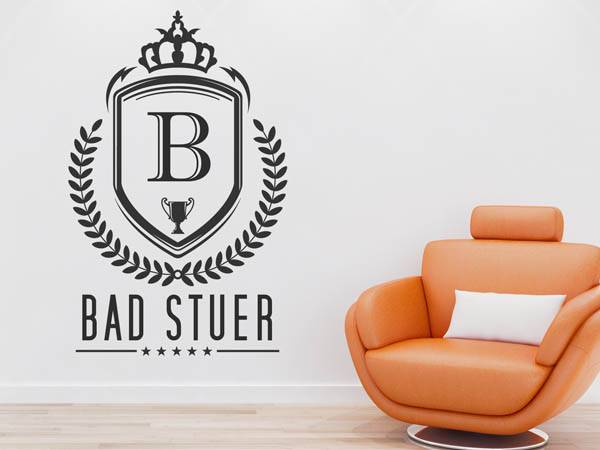 Wandtattoo Bad Stuer Wappen
