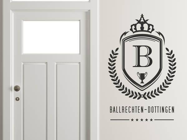 Wandtattoo Ballrechten-Dottingen Wappen