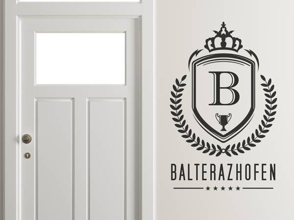 Wandtattoo Balterazhofen Wappen