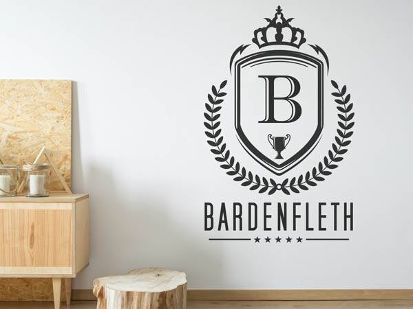 Wandtattoo Bardenfleth Wappen
