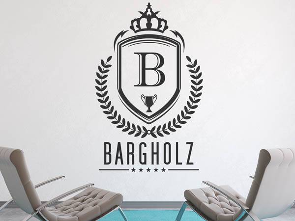 Wandtattoo Bargholz Wappen