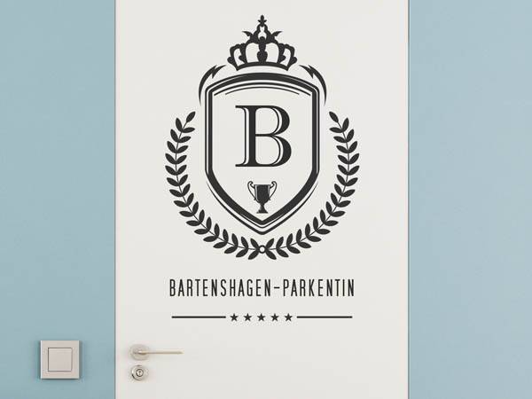 Wandtattoo Bartenshagen-Parkentin Wappen