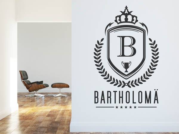 Wandtattoo Bartholomä Wappen