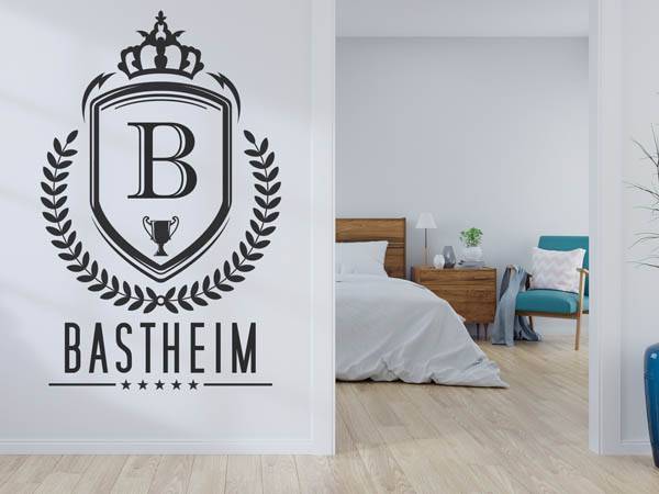 Wandtattoo Bastheim Wappen