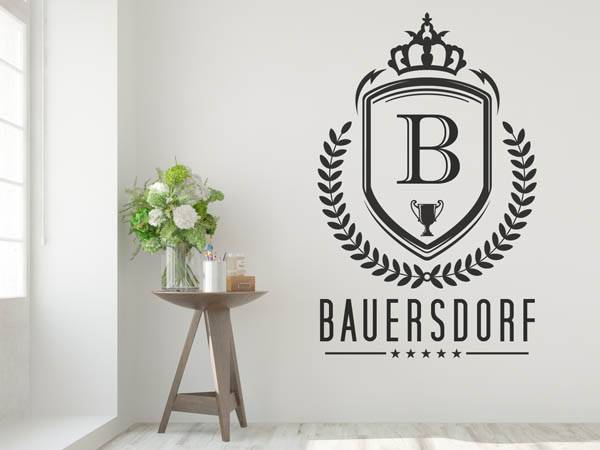 Wandtattoo Bauersdorf Wappen