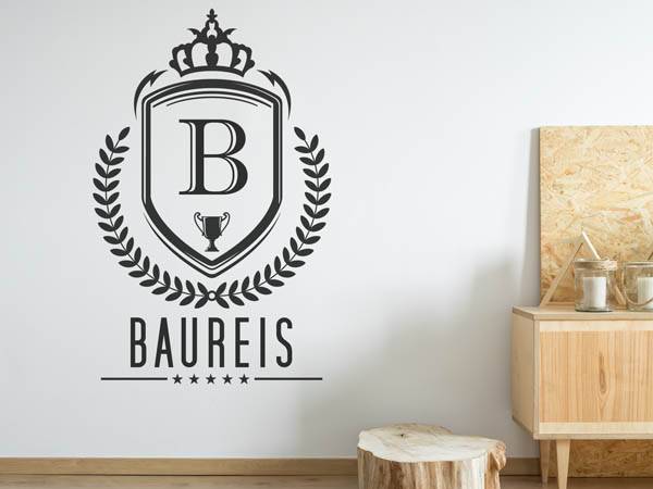 Wandtattoo Baureis Wappen