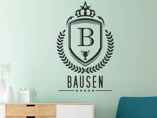 Wandtattoo Bausen Wappen