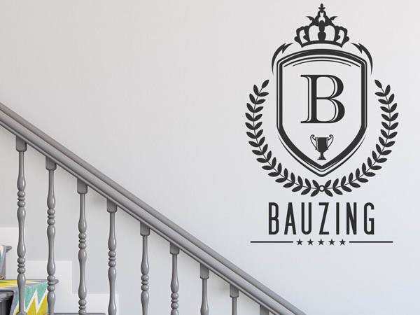 Wandtattoo Bauzing Wappen