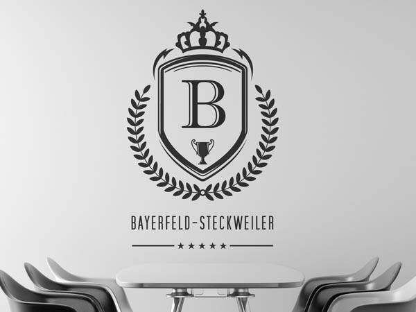 Wandtattoo Bayerfeld-Steckweiler Wappen