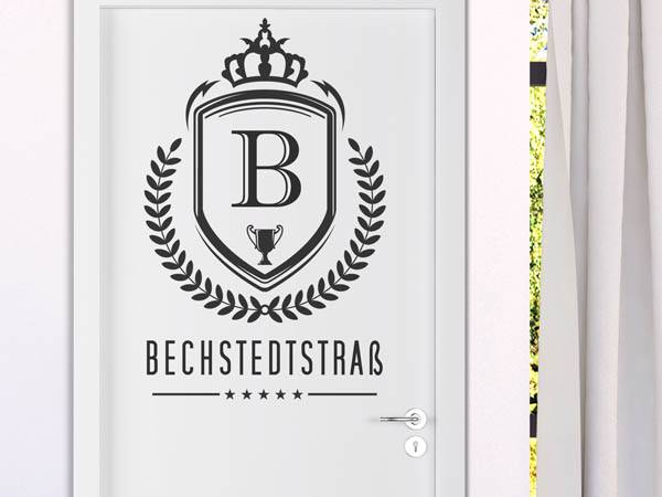 Wandtattoo Bechstedtstraß Wappen