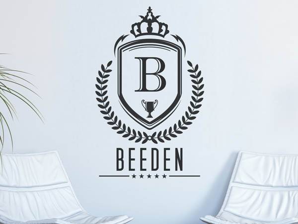 Wandtattoo Beeden Wappen