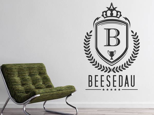 Wandtattoo Beesedau Wappen