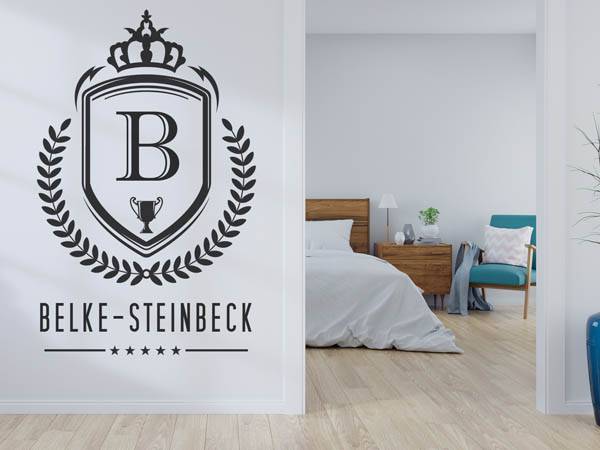 Wandtattoo Belke-Steinbeck Wappen