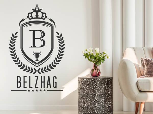 Wandtattoo Belzhag Wappen