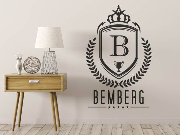 Wandtattoo Bemberg Wappen
