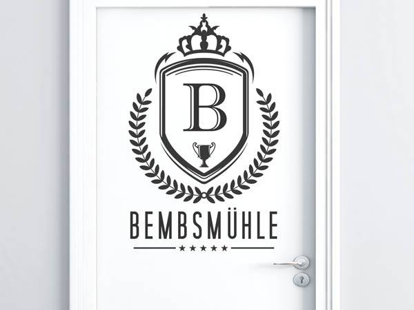 Wandtattoo Bembsmühle Wappen