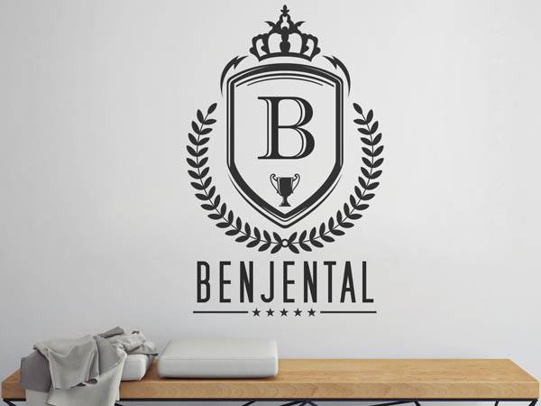 Wandtattoo Benjental Wappen