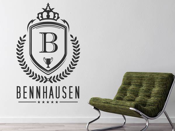 Wandtattoo Bennhausen Wappen