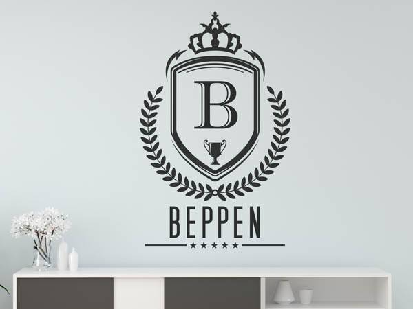 Wandtattoo Beppen Wappen