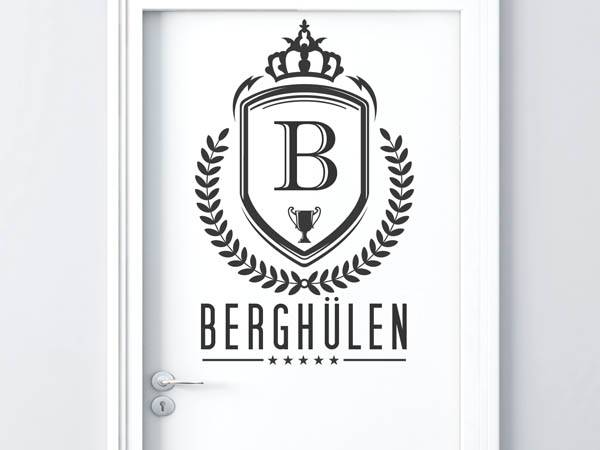 Wandtattoo Berghülen Wappen