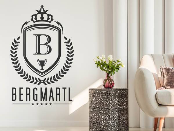 Wandtattoo Bergmartl Wappen
