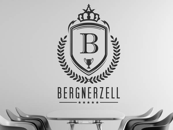 Wandtattoo Bergnerzell Wappen