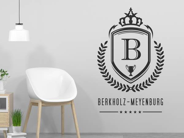 Wandtattoo Berkholz-Meyenburg Wappen