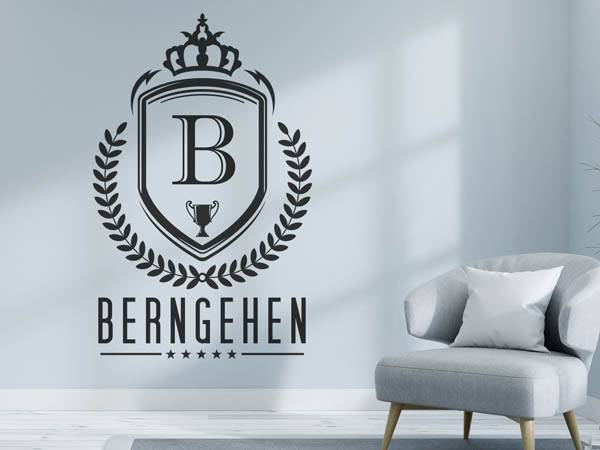 Wandtattoo Berngehen Wappen