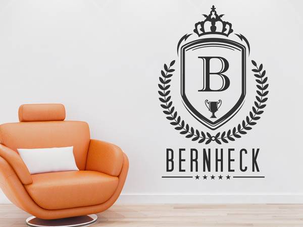 Wandtattoo Bernheck Wappen