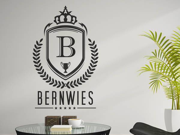 Wandtattoo Bernwies Wappen