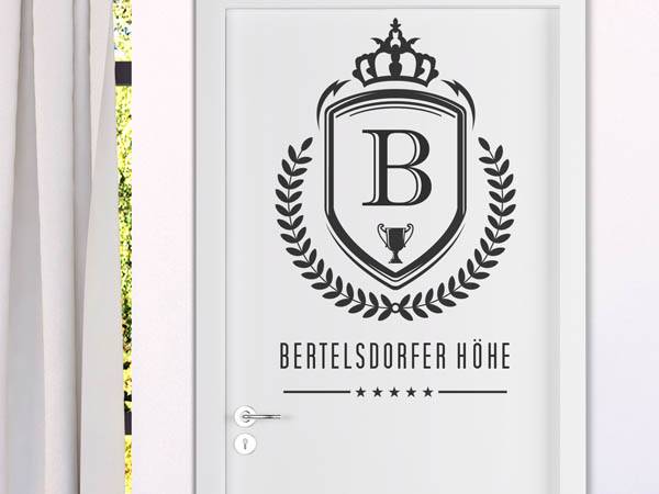 Wandtattoo Bertelsdorfer Höhe Wappen