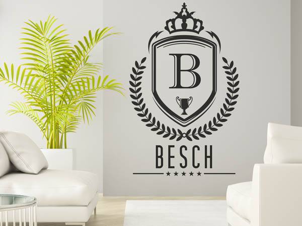 Wandtattoo Besch Wappen