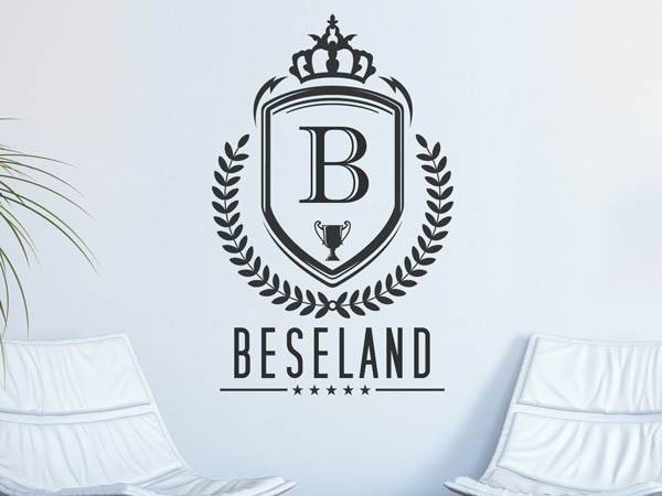 Wandtattoo Beseland Wappen