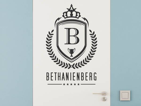 Wandtattoo Bethanienberg Wappen