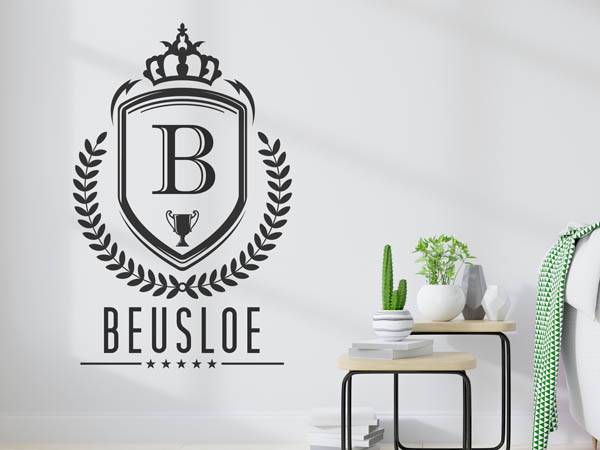 Wandtattoo Beusloe Wappen