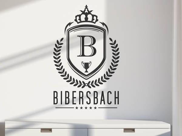 Wandtattoo Bibersbach Wappen