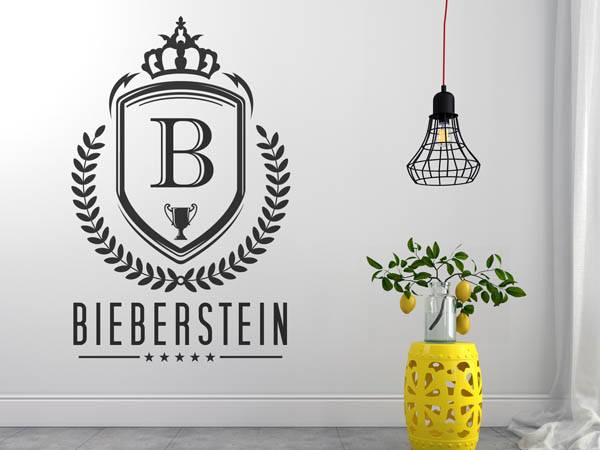 Wandtattoo Bieberstein Wappen