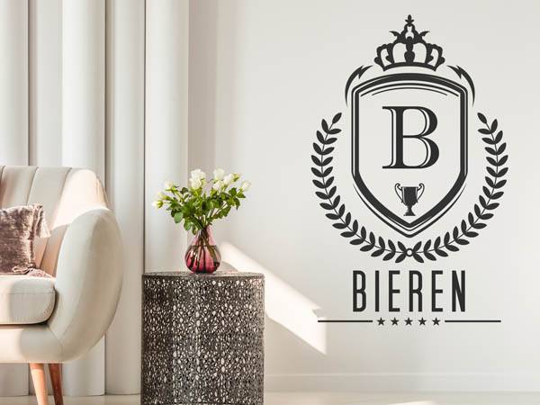 Wandtattoo Bieren Wappen