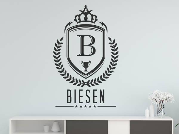 Wandtattoo Biesen Wappen