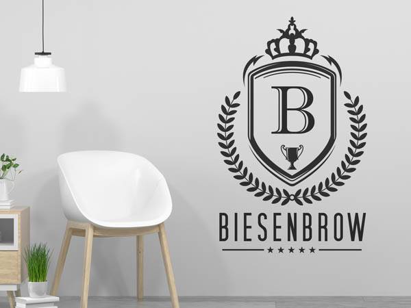 Wandtattoo Biesenbrow Wappen