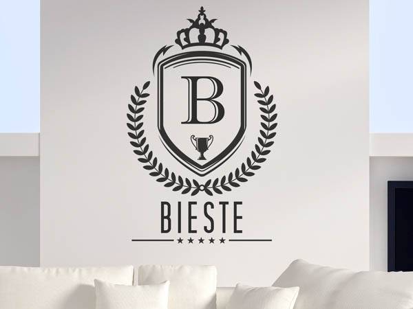 Wandtattoo Bieste Wappen